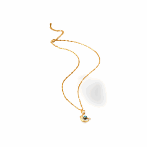 Collar dorado luna saturno estrella