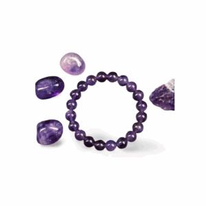 Pulsera cuarzo amatista relajacion