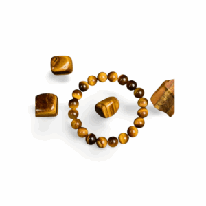 Pulsera cuarzo ojo de tigre dinero